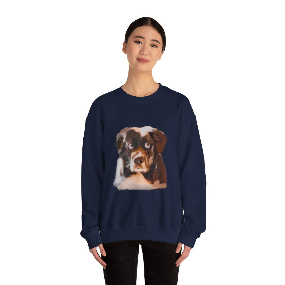 Custom Pet Portrait Sweatshirt – Your Pet’s Funniest Expressions (Eye Rolls, Bored Stares & More!)
Unisex Crewneck Sweatshirt