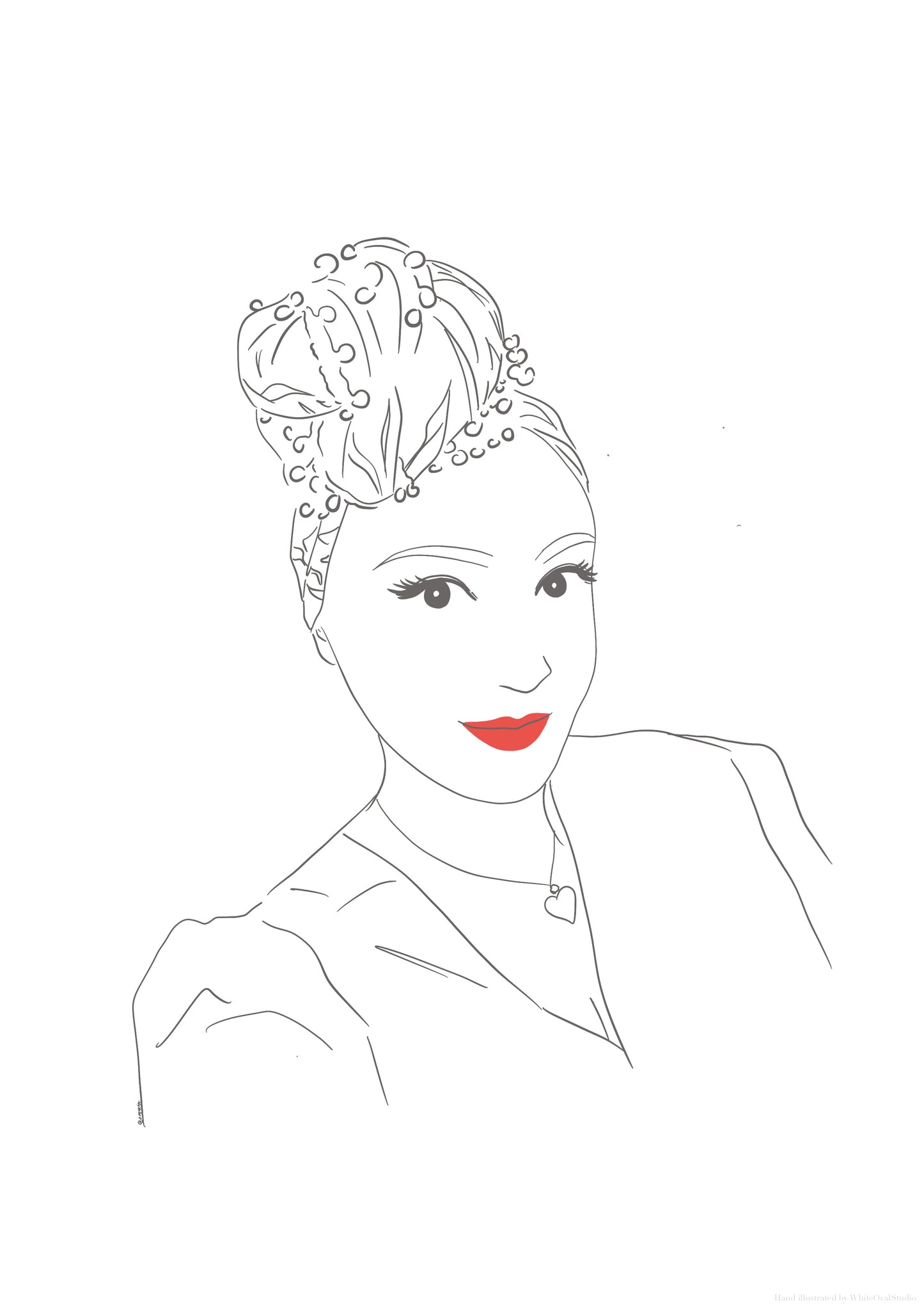 Custom Portrait - Line Art